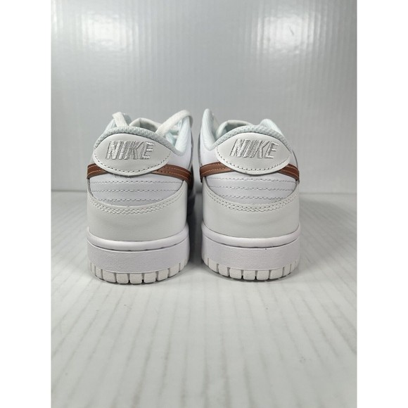 NEW Nike Dunk Low GS White Metallic Red Bronze DH9765-100 - Picture 5 of 8